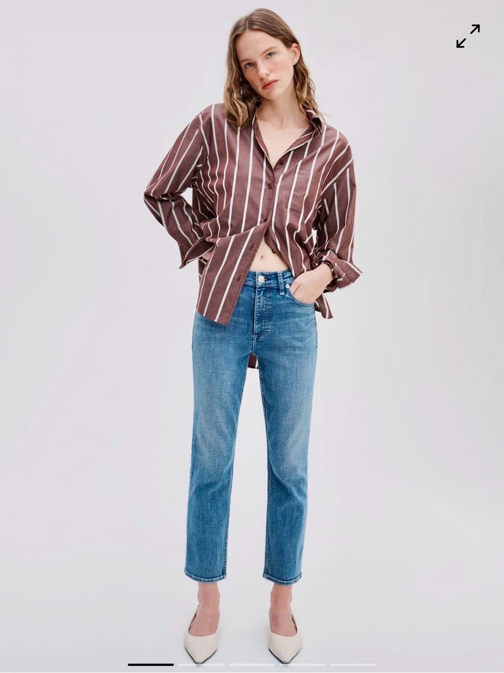Rag & Bone Wren High Rise Slim Straight